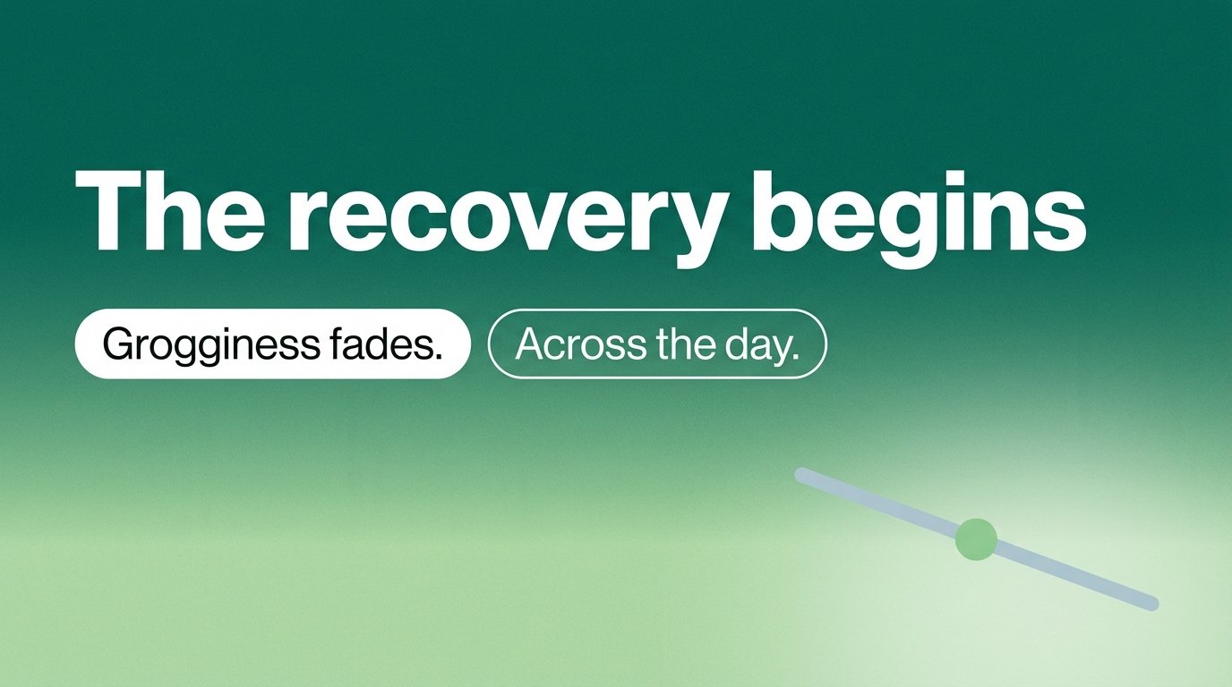 The recovery begins — variant B