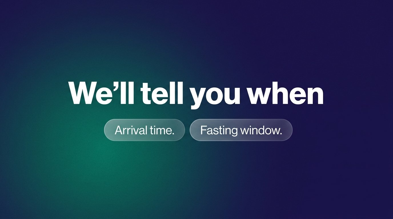 We'll tell you when — variant A