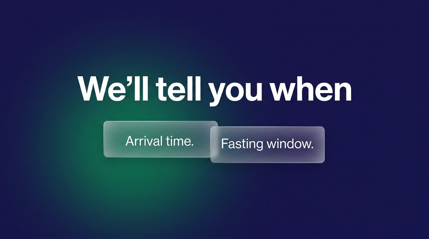 We'll tell you when — variant B